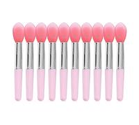 10pcs Silicone Lip Brush Set Small Makeup Brushes Lipstick Applicator Brushes For Lip Care Makeup Silicone Lip Brush Cover