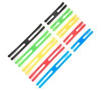 10Pcs Silicone Rubber Bands 2 Size Multicolors Elastic Bands Strap For Book Binding Art Projects And Outdoor