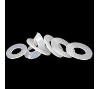 10pcs Silicone Rubber Flat Gaskets, Plumbing Faucet Seal, M2-M12 O-Ring, 1-3mm Thickness, High Temperature Resistance(12x40x2mm)