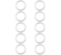 10PCs Silicone Sealing Gasket Ring Washer Set, 1.5" Tri-Clamp Gasket Sealing Washer Sanitary Clamp Ferrule Fittings for OD 50.5mm Sanitary Pipe Weld Ferrule