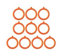 10Pcs Silicone Seals Replacement for Kilner Jar Seals, Silicone Mason Jar Gaskets Seal Airtight Seal Rings for Glass Storage Jars Cans