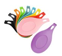 10Pcs Silicone Spoon Rest Utensils Holder for Kitchen Stove Top Camping Food Safe Spoon Rest