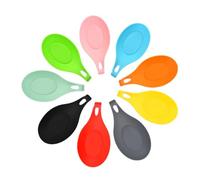 10Pcs Silicone Spoon Rest Utensils Holder for Kitchen Stove Top Camping Kitchen Stove Top Spoon Rest