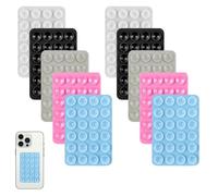 10PCS Silicone Sticky Phone Grip,Anti-slipPhone Sticky Pad,Phone Suction Pad for Selfies and Videos 24 Grain Square