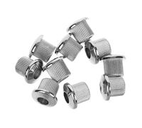 10pcs Silver Abs Guitar Tuning Peg Washer Gaskets for Repair | Portable Replacement Parts, Easy to Carry and Replace, 10mm Size, Helps Keep Guitar in Tune