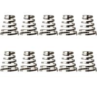 10Pcs Silver Bike Quick Release Skewer Springs,Stainless Steel Bike Hub Quick Release Lever Shafts Spring For Cycling Mountain Road Bike Bike Wheel Spring,Quick Release Skewer Hub For Bike
