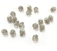 10Pcs Silver Hair Scissors Rubber Silencer Rubber Muffler Hair Scissor Silencer Accessories, Styling Tools Barber Salon Replacement 3mm Shears Hair Cutting Tools