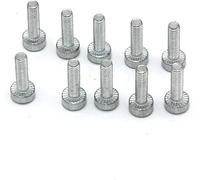 10Pcs Silver Iron Spline Screw Bolt T27 M5X18 Fit for STIHL Chainsaw Weed Eater Strimmer 9022 340 1010 Chainsaw Parts and Accessories,Chainsaw Accessories