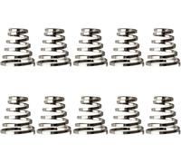 10Pcs Silver Stainless Steel Bike Wheel Skewer Spring Replacements Mountain Bike Wheel Spring Quick Release Lever Spring Bike Wheel Skewer Spring Stainless Steel Bicycles Hub Wheels and Accessories