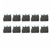 10PCS Single Contact Block Screw Clamp Terminal Silver Alloy ZBE101 ZBE102 Screw Clamp Terminal Great For Both Interior And Exterior(ZBE-102)