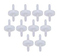 10PCS Single Way Check Valve, PP Plastic, Translucent - Leak - Proof Design, High Pressure Capacity, Ideal for Fish Tanks and Medical Use (7.9mm Translucent)
