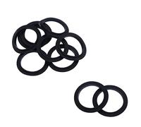 10Pcs Sink Plug O-Ring Spare Sealing Gaskets for Metal Basin Plugs and Pop up Bath Sink Basin Plug Inner Diameter 31.5mm Outer Diameter 38mm Silica Gel Black