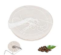 10PCS Siphon Cloth Coffee Filter, Coffee Filter Round Fabric Filter Reusable Coffee Syphon Cloth Replacement Filter for Syphon Coffee Maker