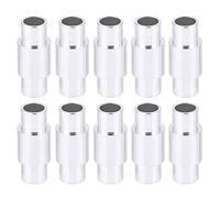10PCS Skate Wheel Bearing Spacers Skates Spacers Inline Bearing Axle Aluminum Speed Spacer Skate Wheel Bearing Stepped Spacer Skateboard Wheel Bearings for 6mm Axles Roller