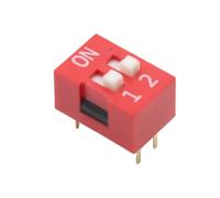 10Pcs Slide Type Switch Module 2.54mm Position Way Red Pitch