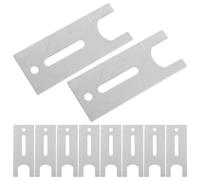 10pcs Sliding Window Lock Safety Childproof Aluminum Alloy | Silver Finish, Secure Sash Lift Prevention, for Homeowners, Home Window Security Use