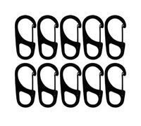 10Pcs Small Carabiners For Leashes Harness Carabiner Hook For Gym Camping Hiking Outdoor Heavy Duty Carabiner Clip Holder Clip Keychains
