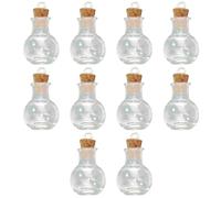 10pcs Small Glass Wish Bottles With Cork Tops For And Jewelry Making Clear Glass Containers Decoration Creative Gift Bottles