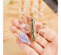 10pcs Small Glass Wish Bottles With Cork Tops For And Jewelry Making Clear Glass Containers Decoration