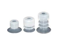 10pcs Small Head Silicone Pneumatic Suction Cup 5mm Mounting Hole for Injection Molding Machine Manipulator Accessories (4,DP)