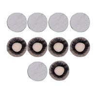 10Pcs Small Hole Black Elastic Mesh Snood Hair Net Invisible Bun Cover for Women Girls Ballet Dance Skating Gymnastics Performance Hair Accessories
