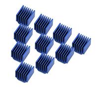 10pcs Small mini Heatsink Kit, Aluminum Stepper Motor Driver Heatsink Cooling Fin with Back Glue for 3D Printer