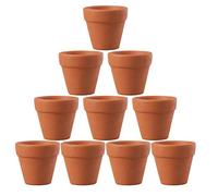 10Pcs Small Mini Terracotta Pot Clay Pottery Planters Container Nursery Flower Pots Succulent Plant Pots Plants Container Crafts 4.5x4cm