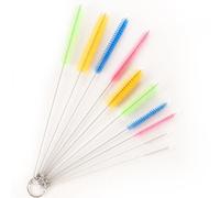 10pcs Small Pipe Cleaners Long Straw Cleaner Cleaning Brushes for Water Bottle, Tube, Kettle Spout