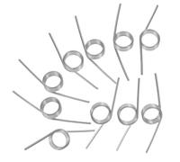 10pcs Small Torsion Spring Replacement for Trash Cans and Hinges | Stainless Steel Metal Part, Press-type Latch Mechanism, Consistent Tension, for Home Repairers and Maintenance Staff