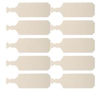 10pcs Small Wooden Cutting Board Blank for Crafts and Decor | Beige Polished Wood, Smooth Edges and Top Hole, Bulk Value Pack for Events, Photos, Fruits, Doors
