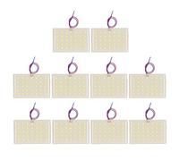 10Pcs SMD LED Lamp Bulb Board Panel, 5W 3.2V 3.7V Wireless LED Module, High Luminous Flux 350LM with 35pcs 2835 Beads for Solar Lawn Light Wall Lamp Electron Component