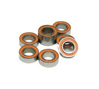 10pcs SMR104C 2RS 4x10x4mm ABEC7 Hybrid Ceramic Bearing MR104 SMR104 RS 2OS Small Si3N4 Ceramic Ball Fishing Reel Bearings(SMR105C-2OS 5x10x4mm)
