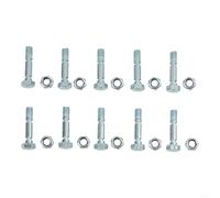 10pcs Snow Blower Shear Pin Kit 707555 Duty Bolts for Craftsman 9.5TP 11.5TP Engines Fits 1696576-02 C950-52503-2 Spares