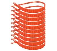 10Pcs Snow Chains for Car Tires, Anti-Skid Snow Tire Straps Portable Emergency Non-Slip Cable Ties for Muddy Roads and Winter Driving