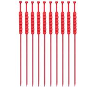 10Pcs Snow Chains for E-bike Motorbike Non-slip Tire Chains Universal Wheel Chains for Snow Nylon Ice Breaking Multi-layer Teeth Winter Snow Tire Chains,Red