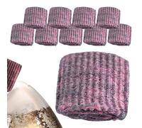 10PCS Soap Pads, Soap Filled Scourer Pad, Steel Wool Soap Pads, Sponges Scrubbing Scouring Pad, Scratch Resistant Soap Filled Scourer Pads, Steel Cleaning Scrub Pad, Stain and Grease Cutting