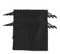10PCS Soft Double Sided Suede Drawstring Gift Bag, Drawstring Pouch Organizer, Ultra Slim Velvet Jewelry Wrap with Secure Closure for Party Wedding Favors Gifts (9 * 12cm)