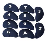 10Pcs Soft Golfs Iron Head Cover Protective Headcover Protective Cover Rod Head Cases Accessories Nduring Golfs Iron Head Cover Golfs Headcover