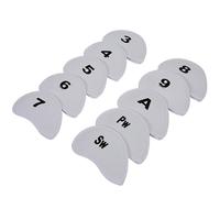 10Pcs Soft Headcover Golfs Iron Club Head Cover with Number Tag Rod Protective Cases Enduring Iron Headcover