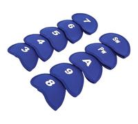 10Pcs Soft Headcover Golfs Iron Club Head Cover With Number Tag Rod Protective Cases Enduring Protective Head For Driver
