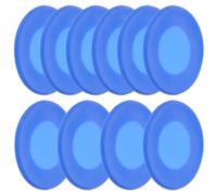 10pcs Soft Silicone Stethoscope Diaphragm Cover Blue Protector | 4.7x4.7x0.3cm Size, Replacement Sleeve for Comfortable Touch during Bedside Examinations or Travel