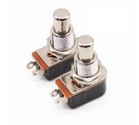 10PCS Soft Touch Push Button Switch SPST OFF-(ON) Momentary Stomp Foot Pedal Switch 2 Pin For Guitar