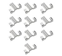 10Pcs Solar Drainage Clips Photovoltaic Panel Clamps with Secure Fastening for Efficient Water Drainage Stainless Steel Photovoltaic Modules Cleaning Clip