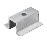 10Pcs Solar Middle Clamp PV for 2550MM for Frame Height, Lightweight for Easy Handling (50mm)