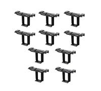 10Pcs Solar Panel Water Drain Clips Pv Module Maintenance Photovoltaic Clip 40mm, Black