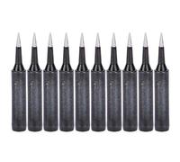 10Pcs Solder Tip Welder Soldering Station Iron Internal Heating Type Black 900M T I Fast Heating Long Life Oxygen Free Copper for 900M 907 933 936 937 938 Soldering Stations