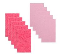 10pcs Soldering Iron Tip Cleaner Sponge Pad 100x60mm | High Absorption Surface, Quick Expansion with Water, Fits Holders, for Hobbyists, Electronics Repairers and Device Shops