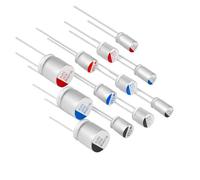 10PCS Solid Capacitor Motherboard 2.5V 3V 6.3V 7.5V 10V 16V 20V 25V 35V 50V 100UF 270UF 470UF Graphics Card Solid Capacitors(6.3V4700UF 10x16)
