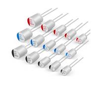 10PCS Solid Capacitor Motherboard 6.3V 10V 16V 25V 35V 50V 100UF 270UF 470UF 560UF 100UF 1000UF Graphics Card Solid Capacitors(6.3V390uF 5x9)