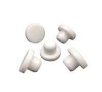 10pcs Solid Sealing Plug, 2mm - 14mm Silicone Rubber Hole Caps, T-Shaped Seal Stopper, Inserts Bungs End Cap(White,T8.5 (8mm-8.2mm))